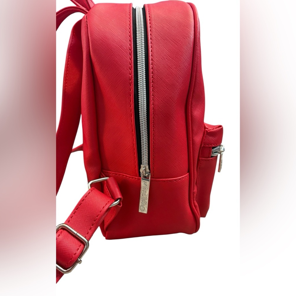 Marc Tetro Westie Dog Red Mini Backpack PVC Designer Bag - Picture 4 of 10